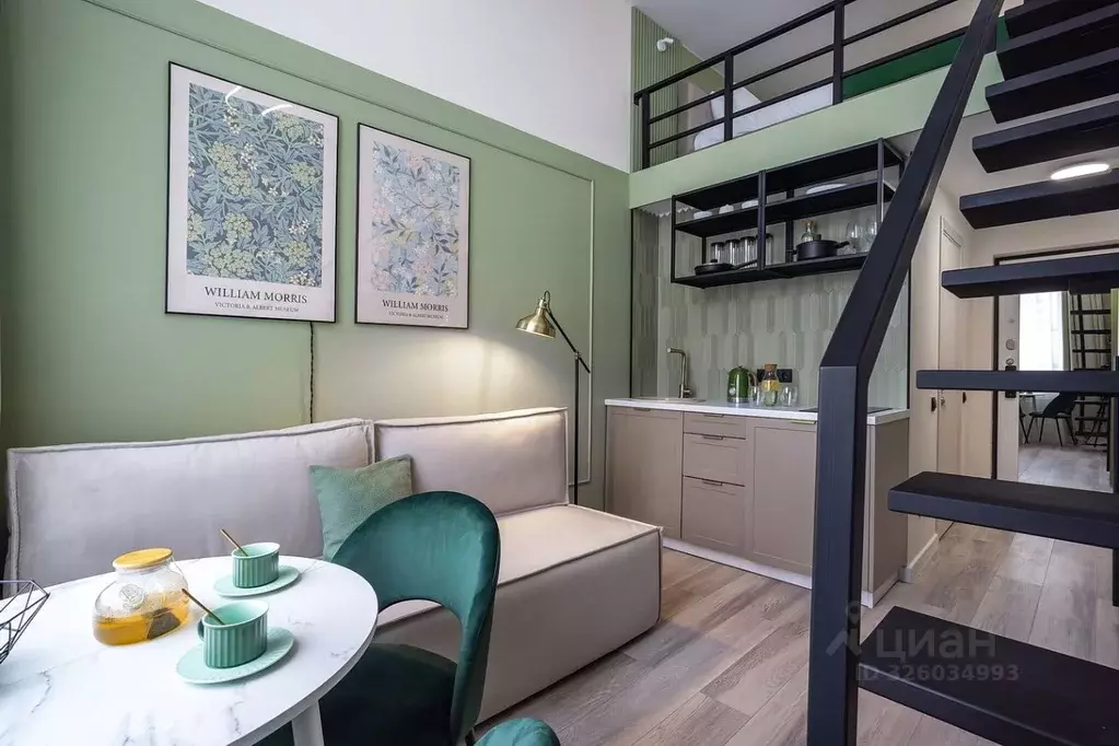 Студия Москва Грайвороновская ул., 4С1 (25.0 м) - Фото 1