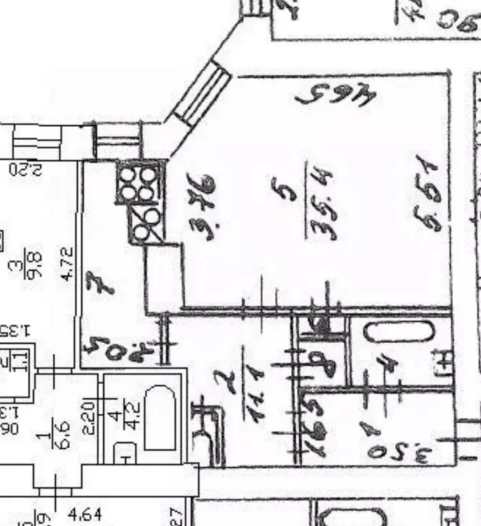 Квартира, 1 комната, 67.5 м - Фото 0