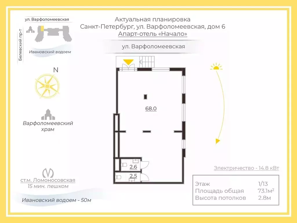 Помещение свободного назначения в Санкт-Петербург Варфоломеевская ул., ... - Фото 2