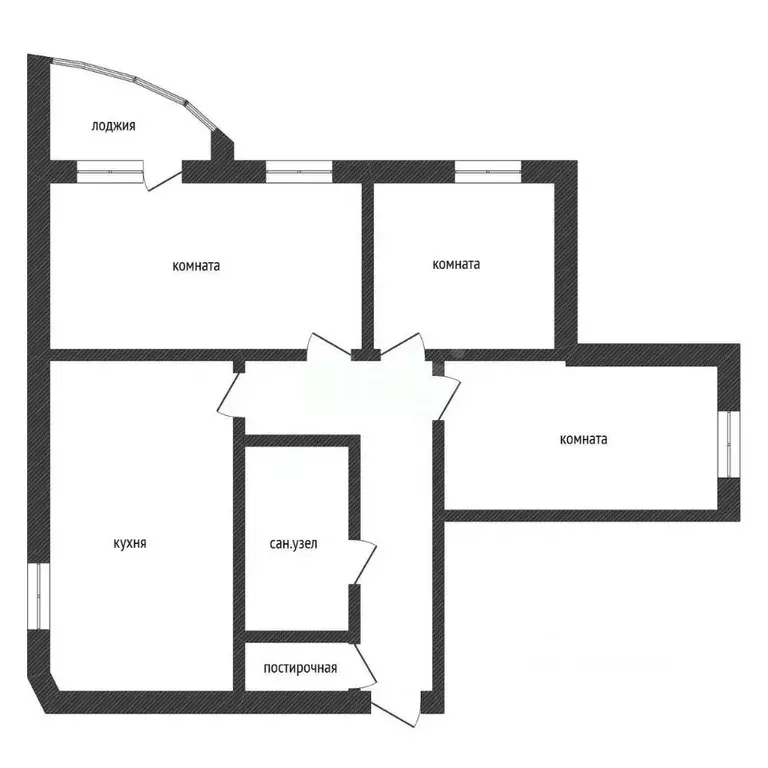 3-к кв. Нижегородская область, Нижний Новгород Победная ул., 14 (110.0 ... - Фото 1
