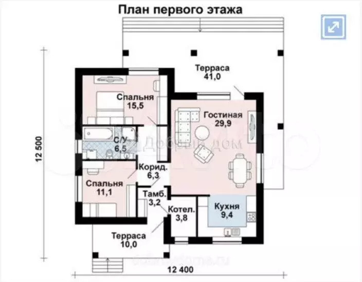 Дом 85,5 м на участке 5 сот. - Фото 0