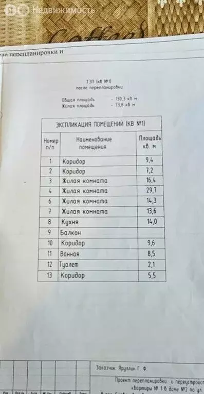 4-комнатная квартира: Калининград, улица Дзержинского, 2 (130.5 м) - Фото 1