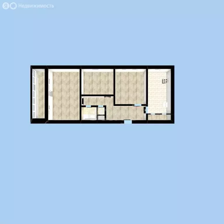 3-комнатная квартира: Ульяновск, Кузоватовская улица, 35 (75 м) - Фото 0