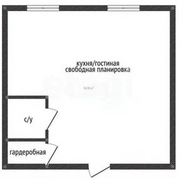 1-к кв. Адыгея, Тахтамукайский район, Яблоновский пгт ул. Дружбы, 57 ... - Фото 0