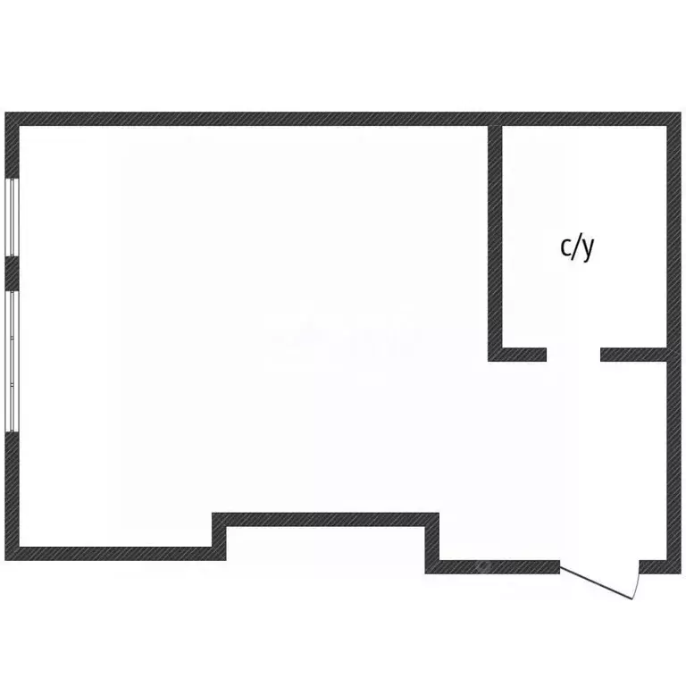 Студия Воронежская область, Воронеж наб. Чуева, 7 (31.1 м) - Фото 2