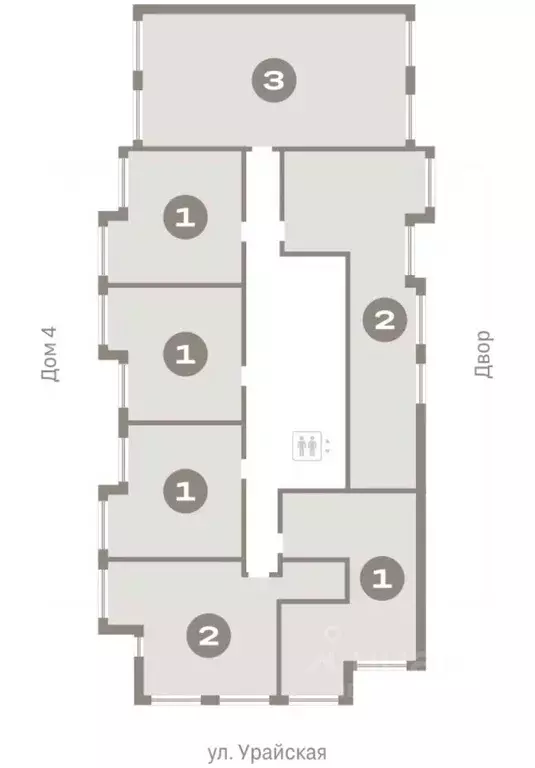 3-к кв. Тюменская область, Тюмень ул. Муравленко, 9к3 (102.07 м) - Фото 1