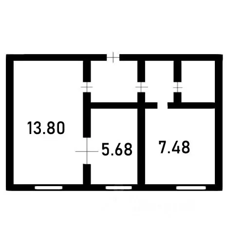 1-к кв. Ульяновская область, Димитровград Октябрьская ул., 17 (24.5 м) - Фото 1