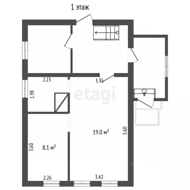 Дом в Ярославская область, Рыбинский муниципальный округ, пос. ... - Фото 1