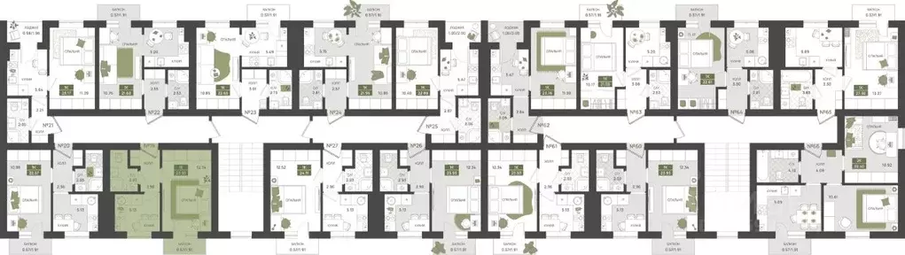 1-к кв. Калининградская область, Гурьевск  (23.93 м) - Фото 2