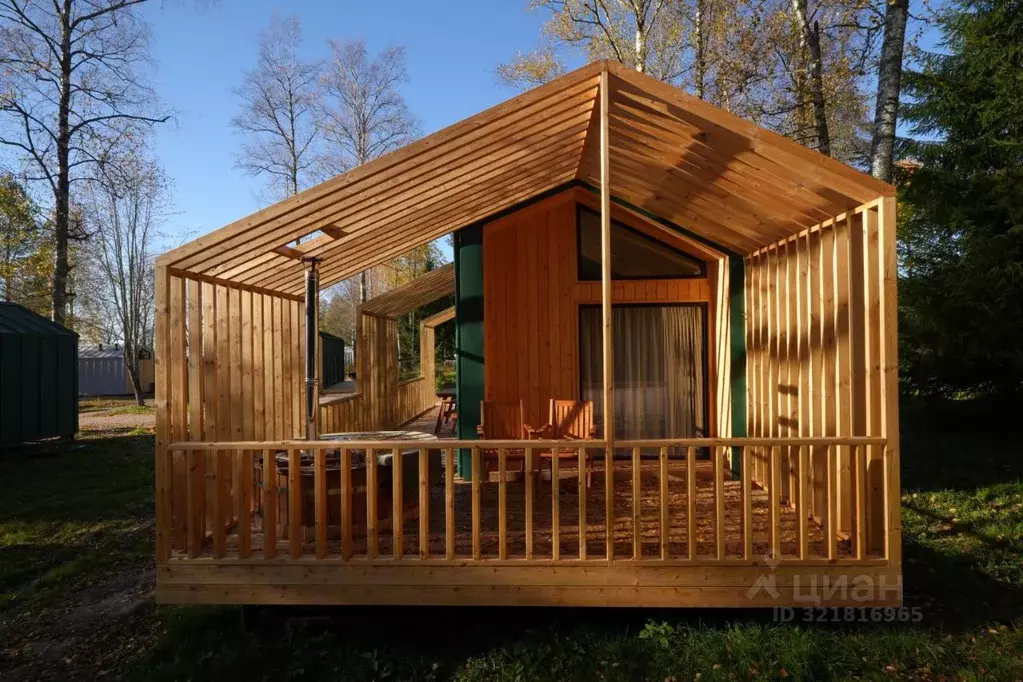 Дом в Ленинградская область, Приозерский район, Плодовское с/пос, ... - Фото 1