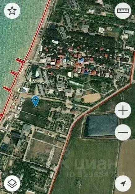 Участок в Крым, Бахчисарайский район, с. Песчаное ул. Набережная, 5Ф ... - Фото 0