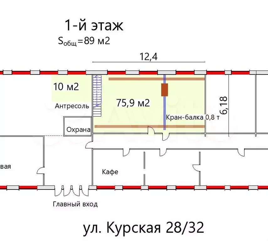 Свободного назначения, склад, производство 85.9 м - Фото 0