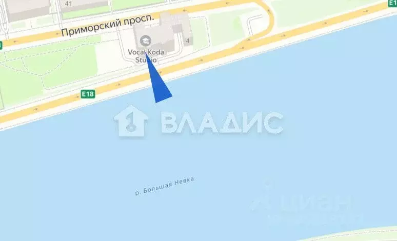 Студия Санкт-Петербург Приморский просп., 6 (17.6 м) - Фото 2