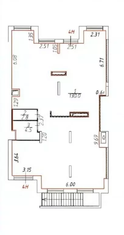 Помещение свободного назначения в Москва Илимская ул., 1Вк1 (137 м) - Фото 2