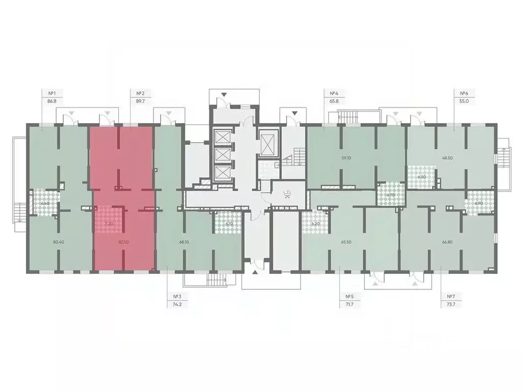 Помещение свободного назначения в Санкт-Петербург Октябрьская ... - Фото 2