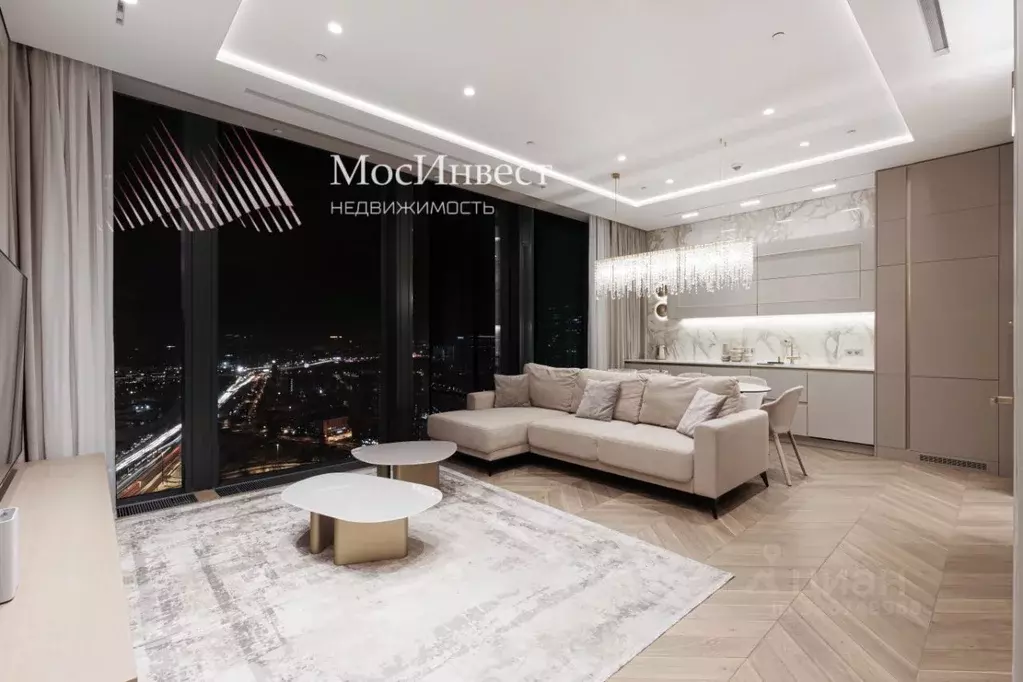 2-к кв. Москва 1-й Красногвардейский проезд, 22с1 (72.5 м) - Фото 1