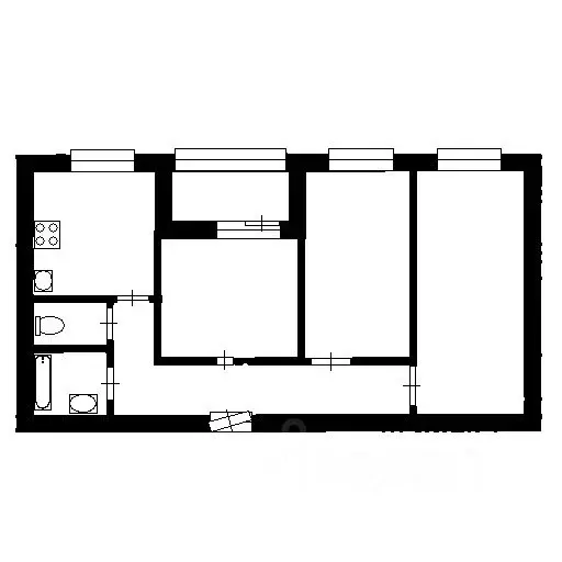 3-к кв. Башкортостан, Уфа ул. Булата Имашева, 3 (64.6 м) - Фото 1