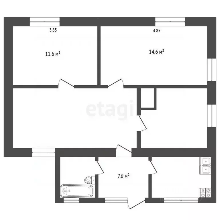 Дом в Краснодарский край, Темрюк ул. Кириллова, 7 (69 м) - Фото 1