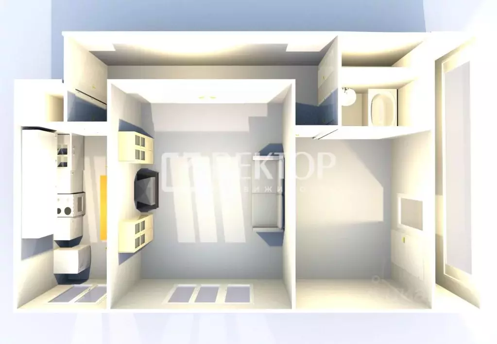 2-к кв. Ярославская область, Ярославль ул. Папанина, 13 (51.9 м) - Фото 1