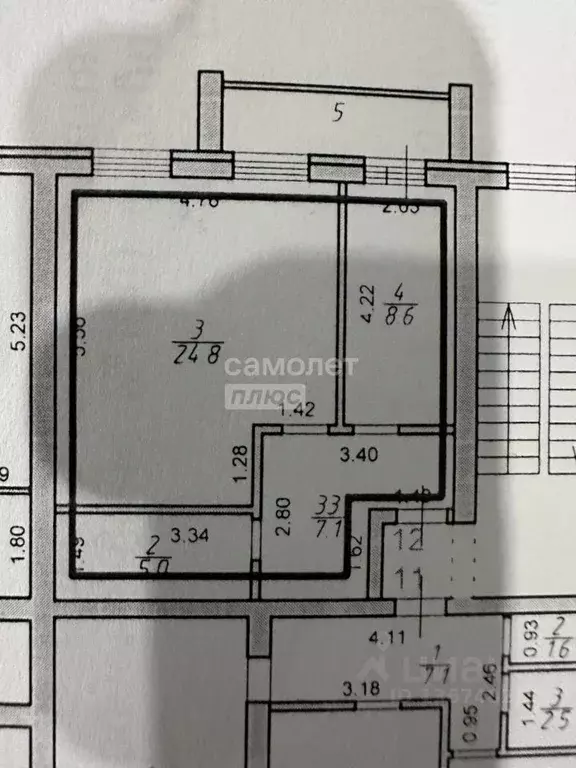 1-к кв. Костромская область, Кострома Венеция мкр, 34 (45.5 м) - Фото 2