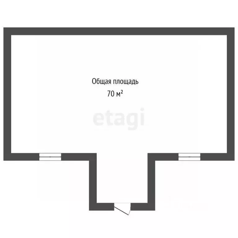 Торговая площадь в Брянская область, Брянск Орловская ул., 22 (70 м) - Фото 1