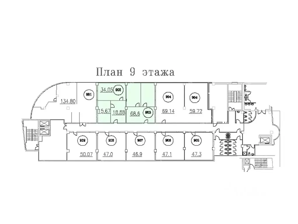 Офис в Санкт-Петербург пл. Александра Невского, 2Б (137 м) - Фото 1