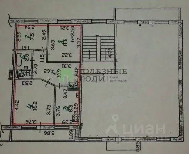 3-к кв. Орловская область, Орловский район, с. Троицкое ул. ... - Фото 2
