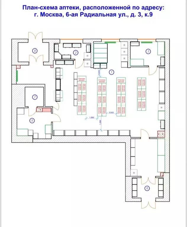 Торговая площадь в Москва 6-я Радиальная ул., 3к9 (123 м) - Фото 0