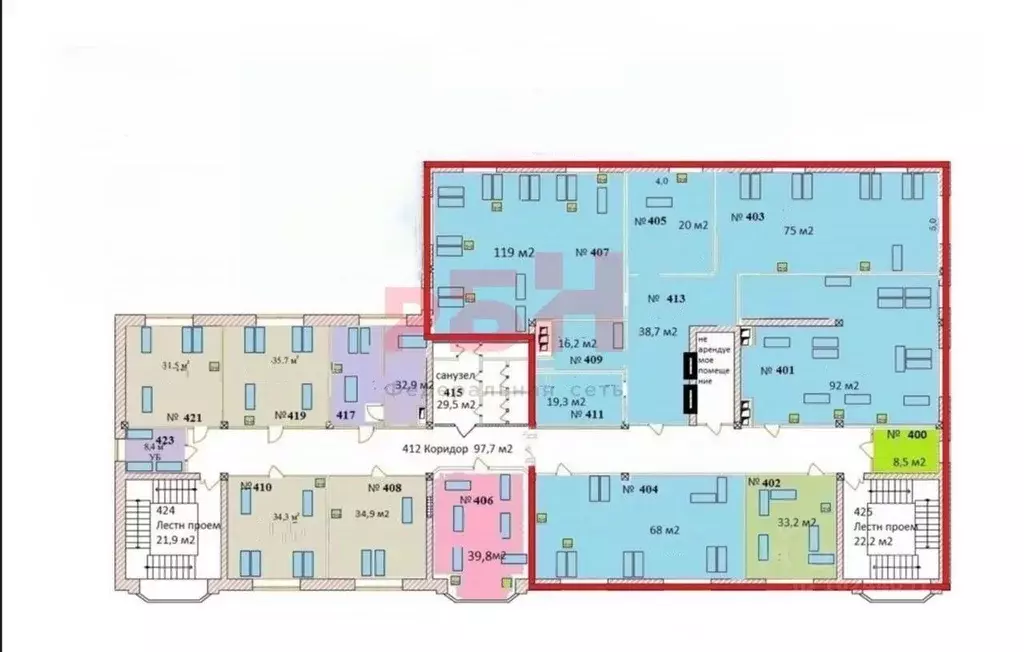 Офис в Свердловская область, Екатеринбург ул. Малышева, 164 (848 м) - Фото 2