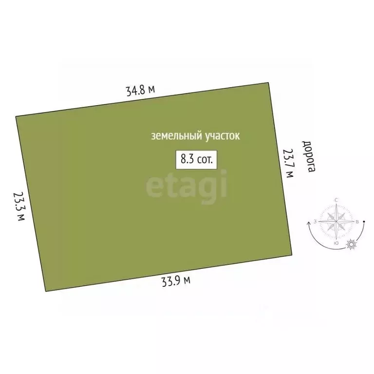 Участок в Тюменская область, Нижнетавдинский муниципальный округ, ... - Фото 2