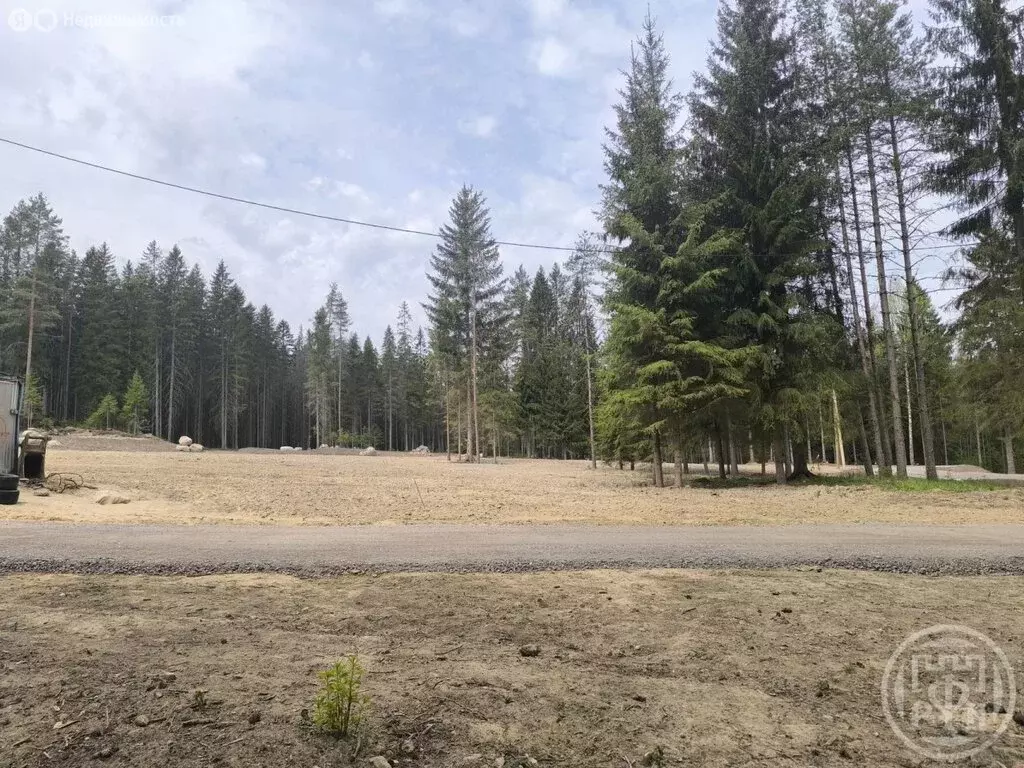 Участок в городской посёлок Рощино, Круговая улица (12 м) - Фото 0