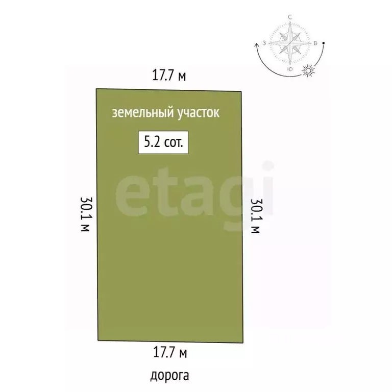 Участок в Крым, Джанкой ул. Ефремова (5.22 сот.) - Фото 2