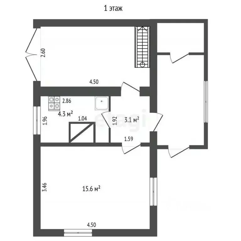 Дом в Кемеровская область, Топкинский муниципальный округ, с. Подонино ... - Фото 2
