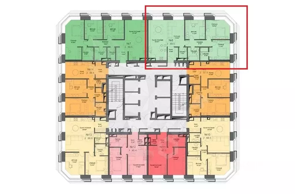 4-к кв. Москва Дмитровский проезд, 1 (90.0 м) - Фото 2