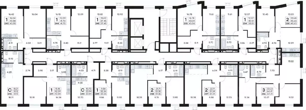 1-к кв. Приморский край, Владивосток Катерная ул., 31/2 (37.45 м) - Фото 2