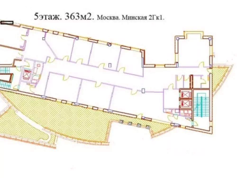 Офис в Москва Минская ул., 2Гк1 (363 м) - Фото 1