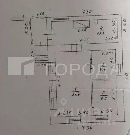 Дом в Алтайский край, Барнаул ул. Ломоносова, 5 (50 м) - Фото 2