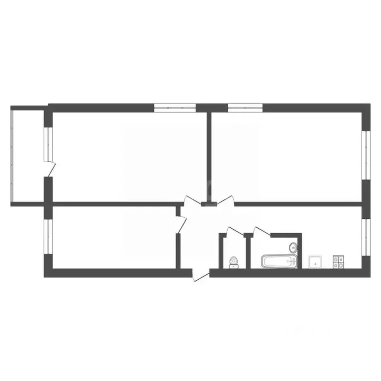 3-к кв. Тульская область, Богородицк Западный мкр, 14 (60.4 м) - Фото 2