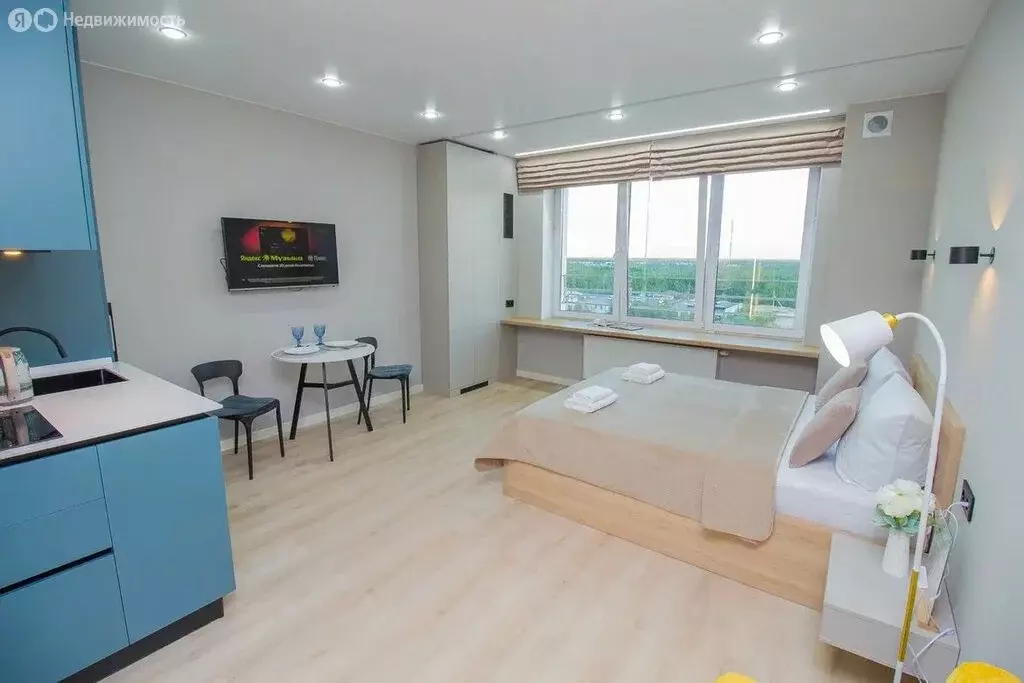 Квартира-студия: Новый Уренгой, район Южная Жилая Часть, микрорайон ... - Фото 1