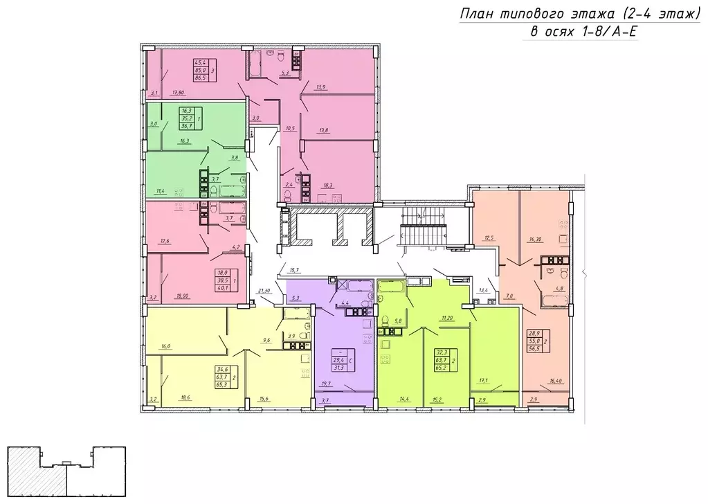 2-к кв. Ивановская область, Иваново Видный мкр,  (65.2 м) - Фото 2
