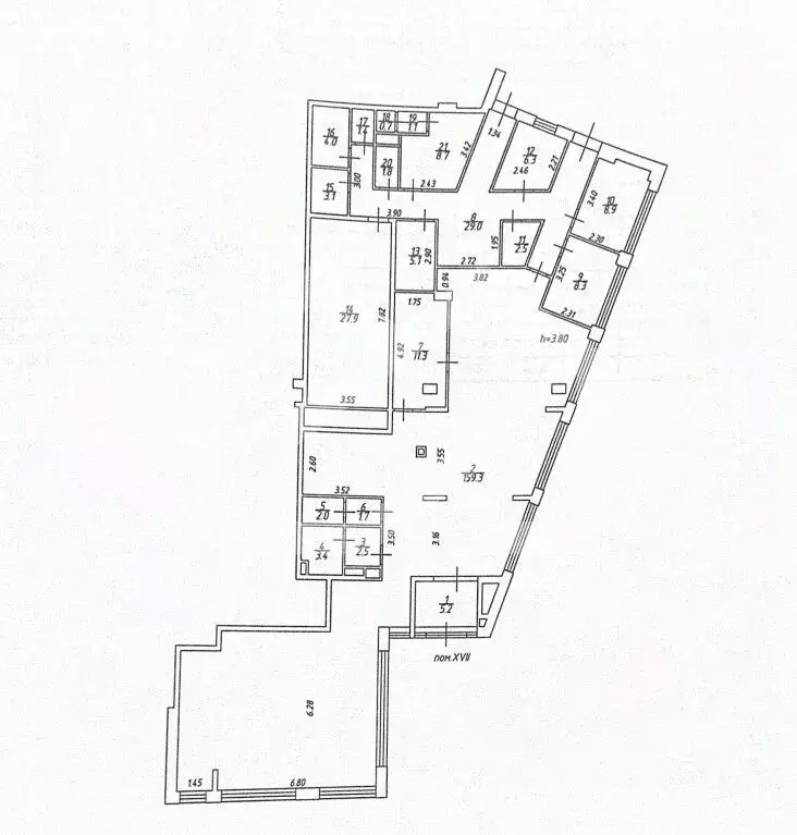 Помещение свободного назначения в Москва Шмитовский проезд, 39к2 (294 ... - Фото 2