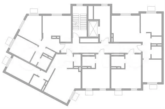 2-к. квартира, 57,6 м, 5/6 эт. - Фото 1