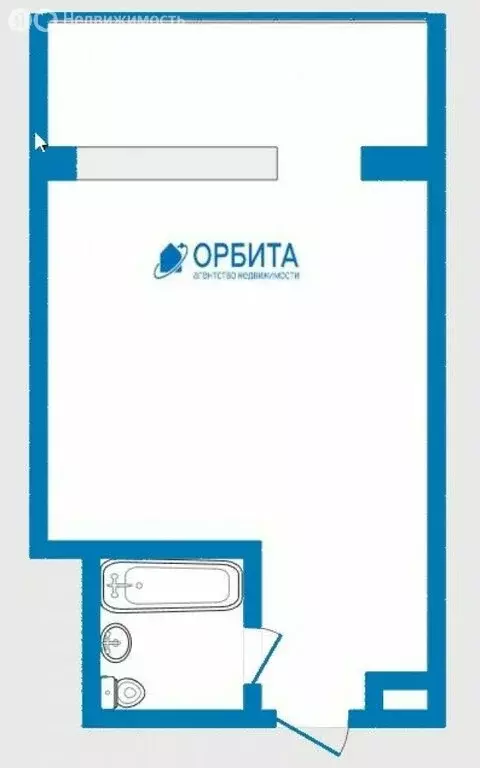 Квартира-студия: Тюмень, улица Газовиков, 18 (21 м) - Фото 0