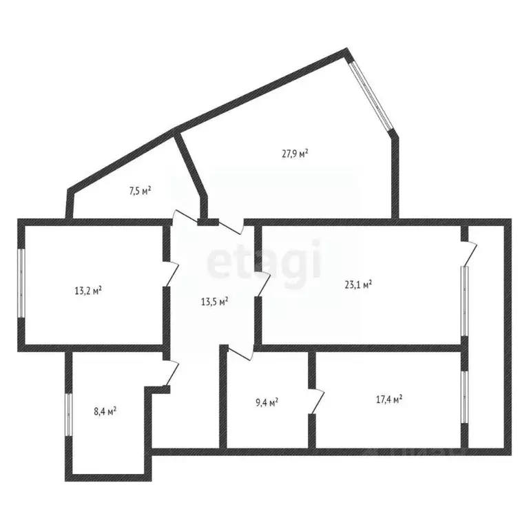 3-к кв. Дагестан, Махачкала ул. Ирчи Казака, 44к2 (120.0 м) - Фото 1