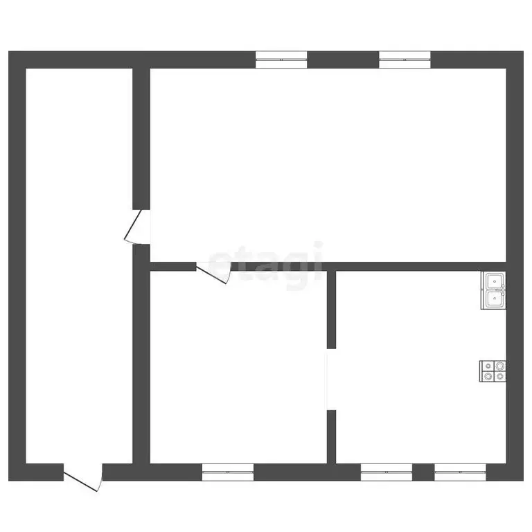 Дом в деревня Чертково, Школьная улица (45 м) - Фото 0