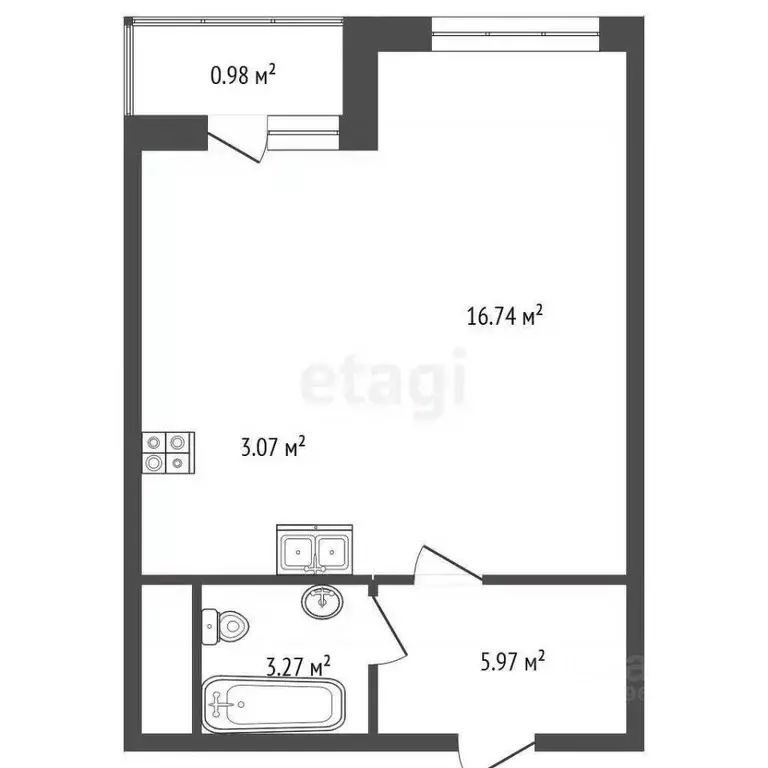 Студия Московская область, Люберцы городской округ, Красково пгт ш. ... - Фото 2