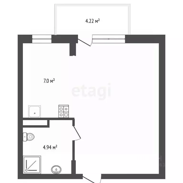 1-к кв. Краснодарский край, Анапа Пионерский просп., 272А (39.2 м) - Фото 1