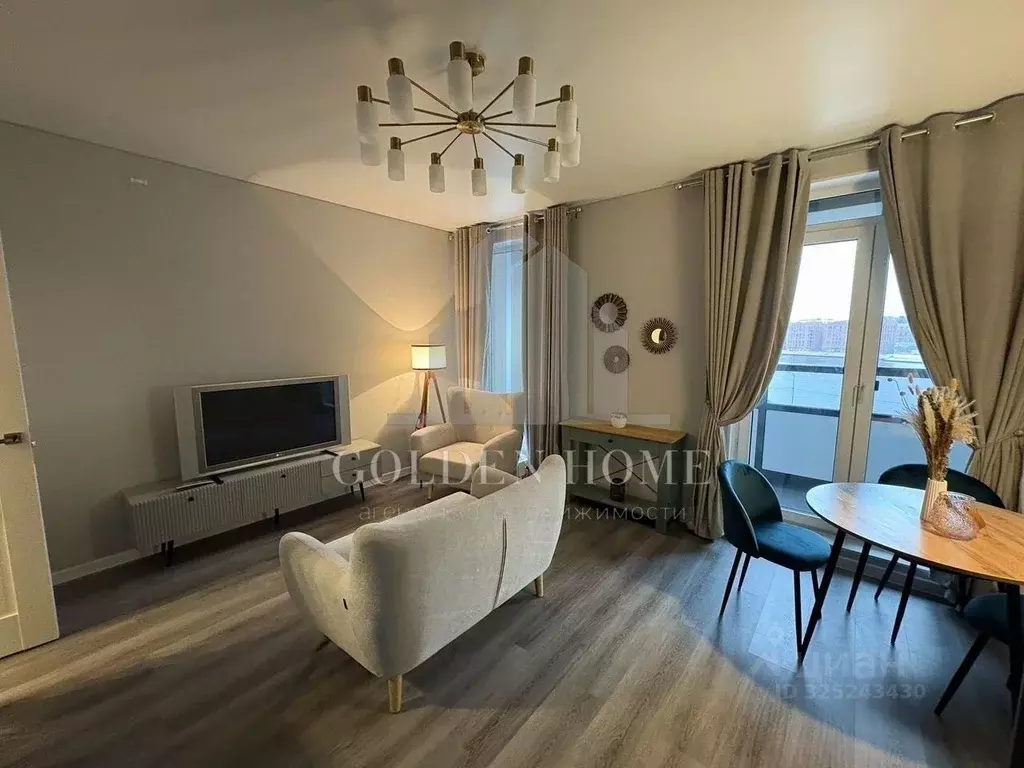 2-к кв. Санкт-Петербург Уральская ул., 25 (68.0 м) - Фото 1