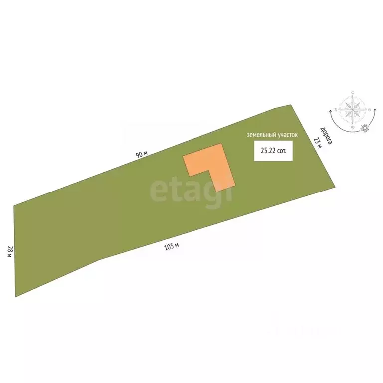 Дом в Мордовия, Лямбирский район, Пензятское с/пос, д. Щербаково ул. ... - Фото 2