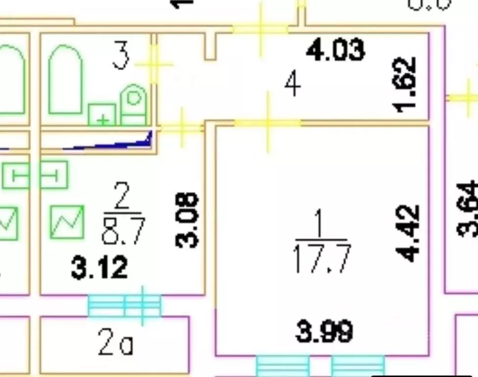1-к кв. Москва 1-я Вольская ул., 24К1 (40.0 м) - Фото 2